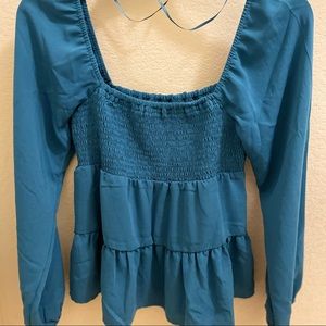 Long sleeve blouse